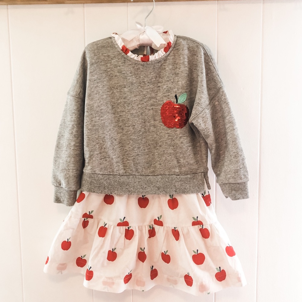 Mini Boden Apple Dress